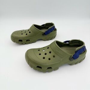Crocs Offroad Sport NEW Clog Army Green Blue Unisex Men’s Sz 10 Women’s 12